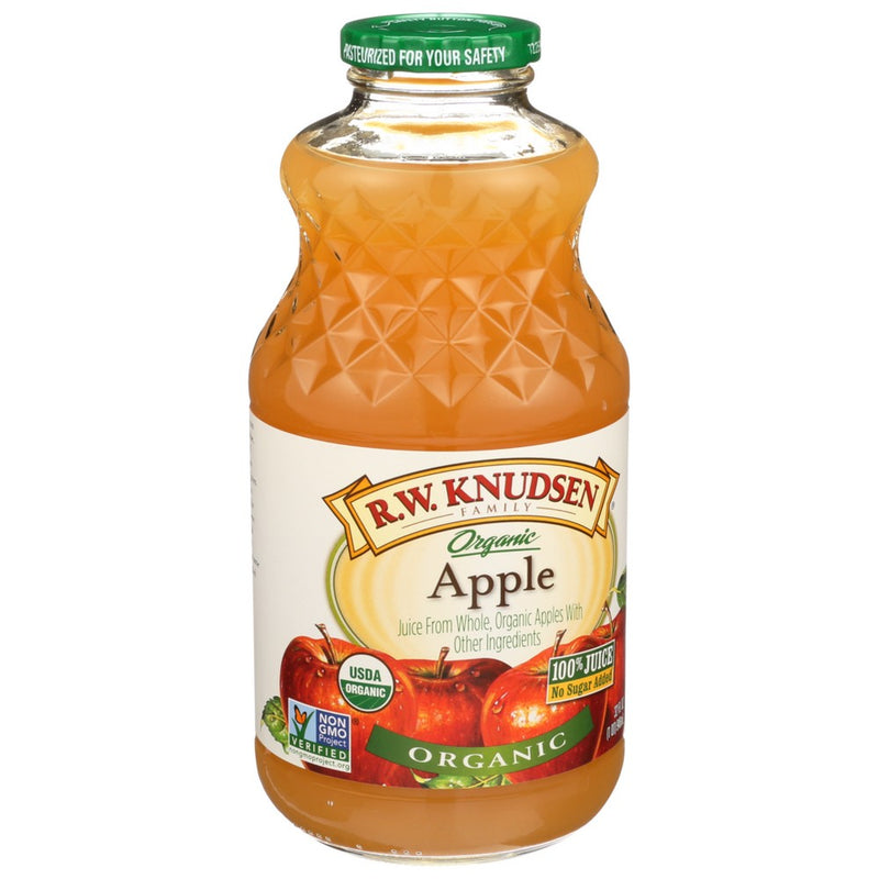 Knudsen Juice Apple - 32 Fluid Ounce, Case of 6