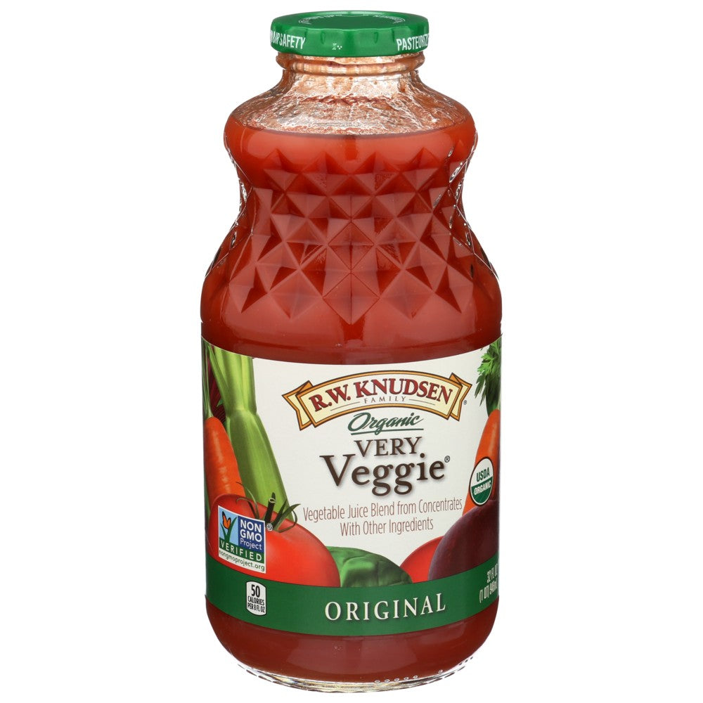 R.W. Knudsen Family® 10028, Rw Knudsen Juice, Organicanic Veggie Juice Blend, 32 Fl. Oz. ,  Case of 6