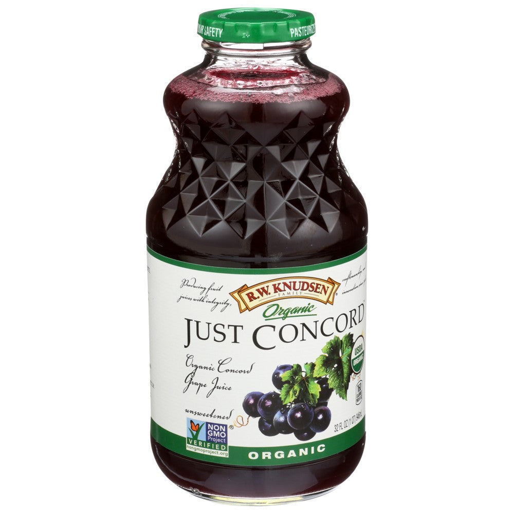 R.W. Knudsen Family® 10028, Rw Knudsen Juice, Organicanic Just Concord, 32 Fl. Oz.,  Case of 6