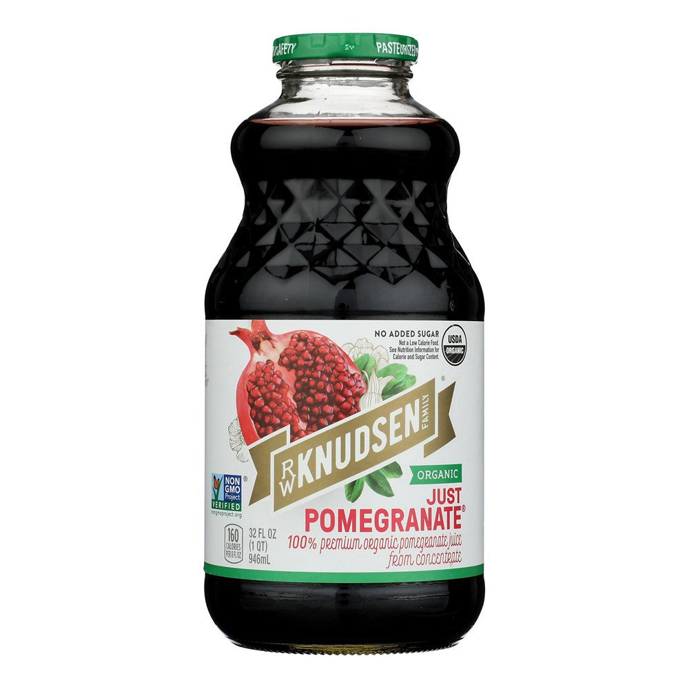 R.W. Knudsen - Organic Juice - Just Pomegranate - Case of 6 - 32 fl oz