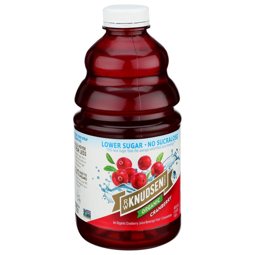 Knudsen Juice Cranberry Ls Organic - 48 Fluid Ounce,  Case of 8