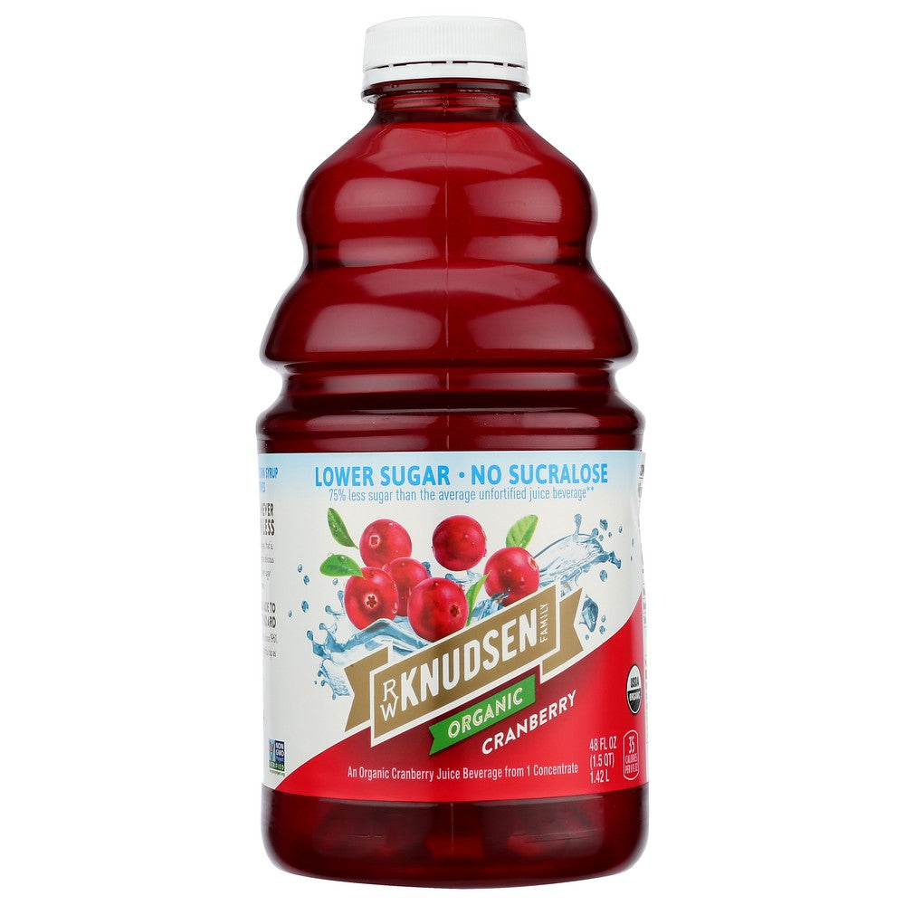 Knudsen Juice Cranberry Ls Organic - 48 Fluid Ounce,  Case of 8