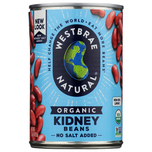 Westbrae Bean Kidney Ff Organic - 15 Ounce,  Case of 12