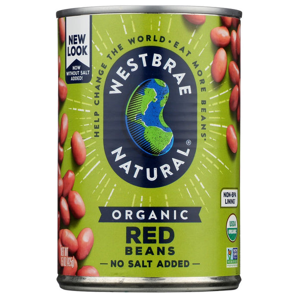 Westbrae Bean Red Ff Organic - 15 Ounce, Case of 12