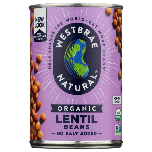 Westbrae Bean Lentil Ff Organic - 15 Ounce,  Case of 6