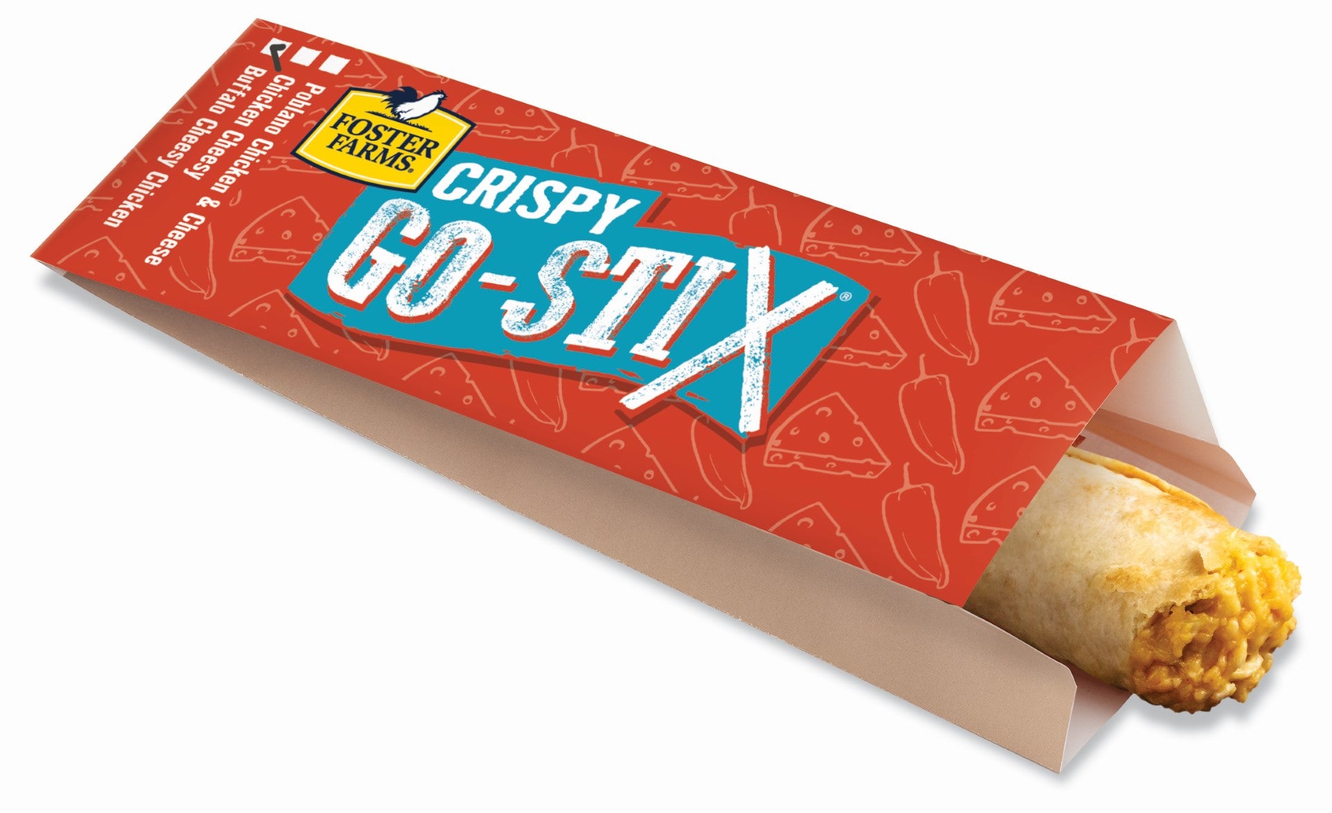 Fc Crspy Chsy Ckn Go Stix Frozen 54 Piece - 1 Per Case