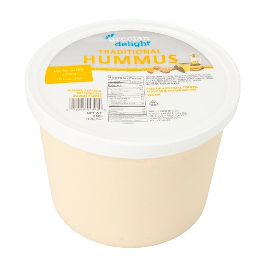 Traditional Hummus 4 Pound Each - 2 Per Case