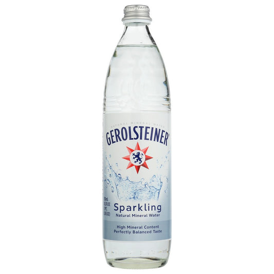 Gerolsteiner® 10028, Gerolsteiner Sparkling Natural Mineral Water, 750 Ml.,  Case of 15