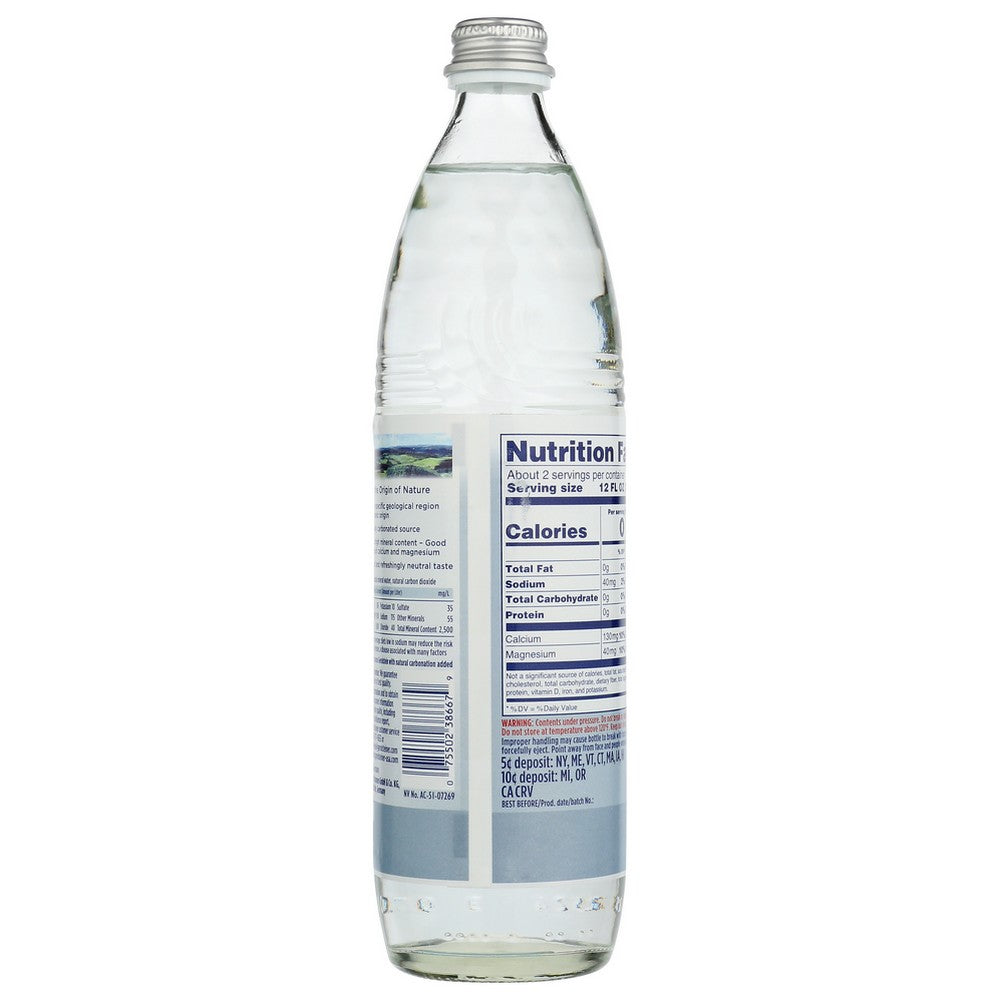 Gerolsteiner® 10028, Gerolsteiner Sparkling Natural Mineral Water, 750 Ml.,  Case of 15