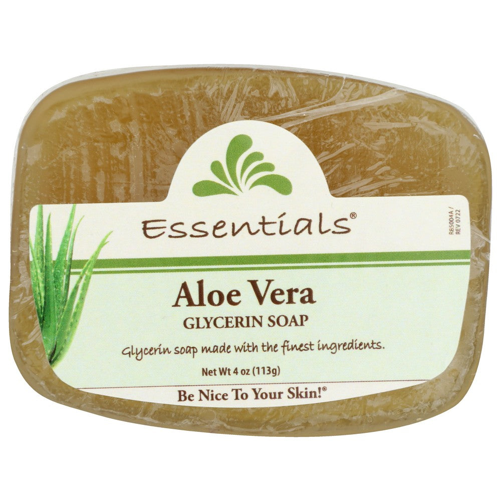 Essentials® 876800010, Clearly Natural Essentials Bar Soap, Aloe Vera, 4 Oz.  ,  Case of 3