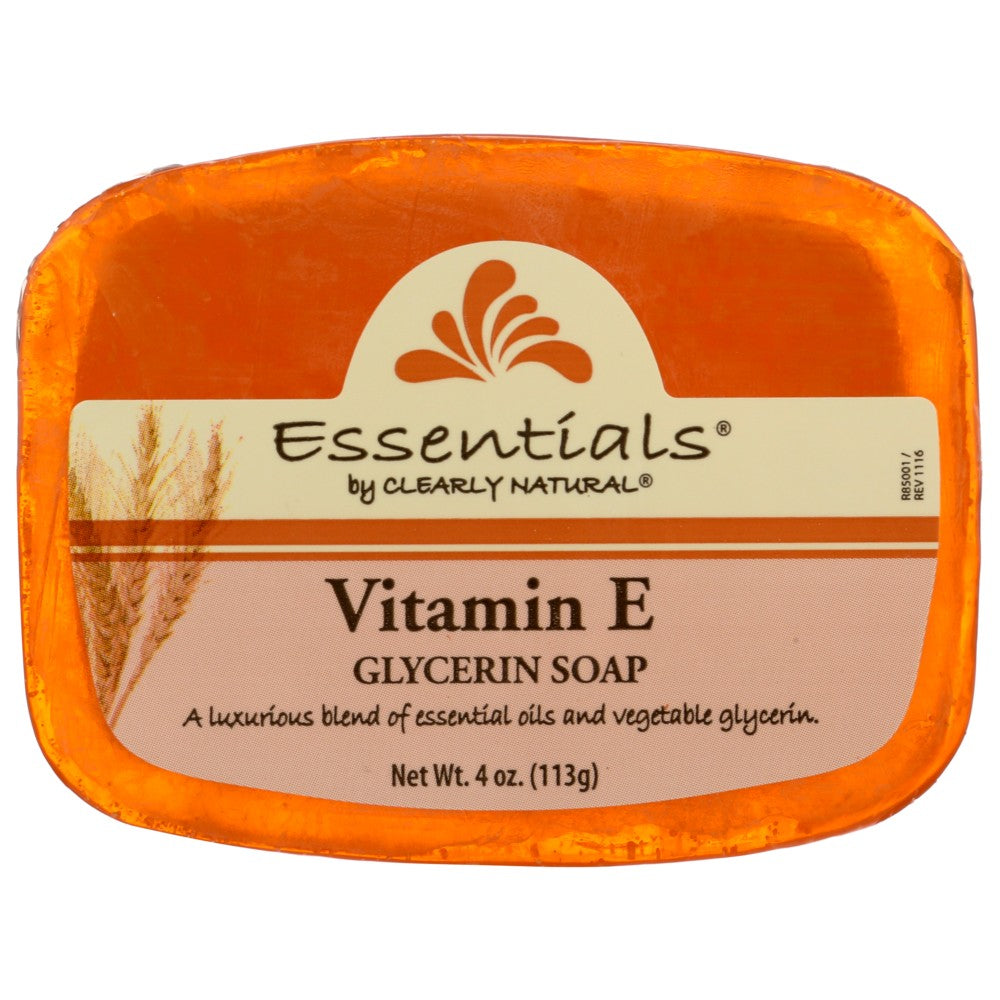 Clearly Natural Essentials® 876800011, Clearly Natural Essentials Bar Soap, Vitamin E, 4 Oz.  ,  Case of 3