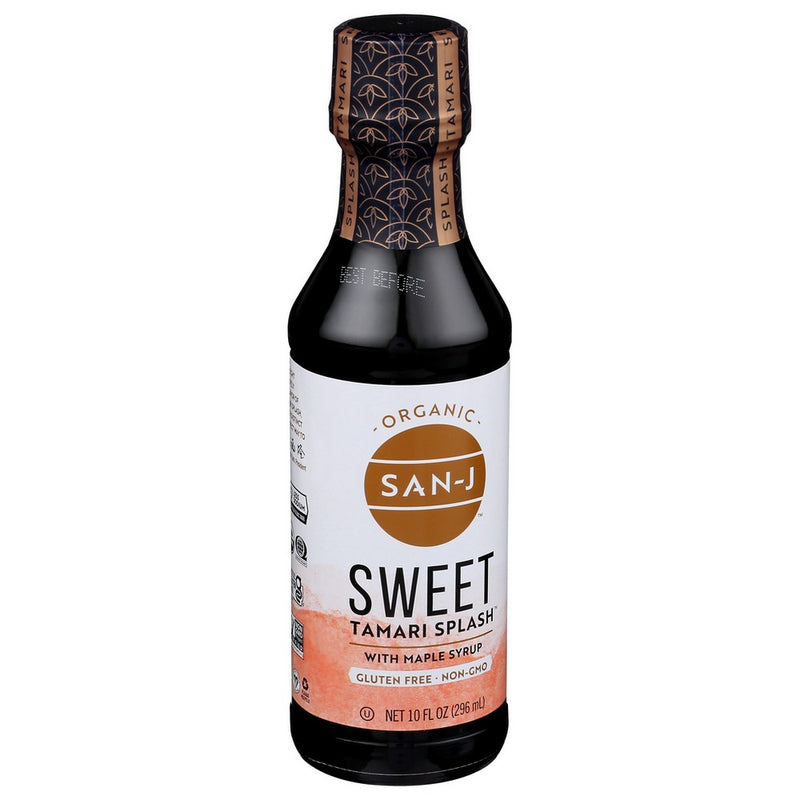 San J Splash Sweet Tamari - 10 Ounce, Case of 6