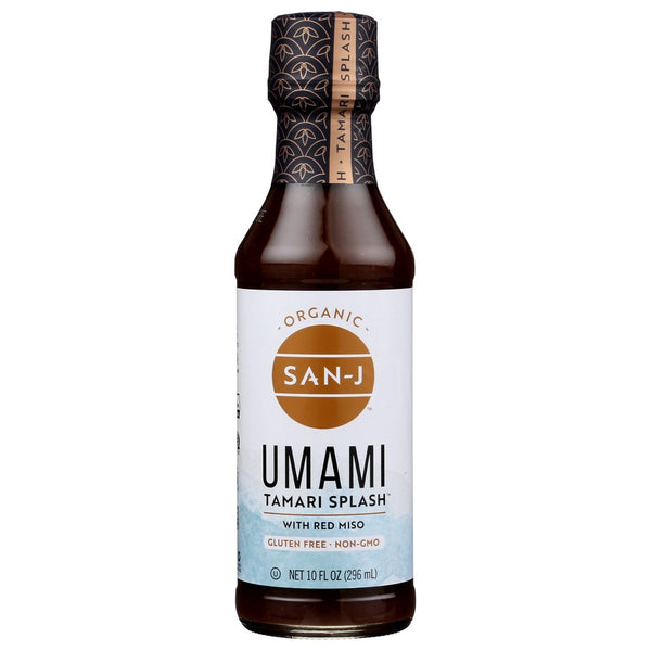 San J Splash Umami Tamari - 10 Ounce, Case of 6