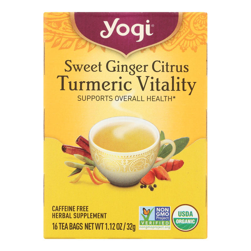 Yogi - Tea Gng Cit Tmrc Vitamin - Case of 6-16 BAG