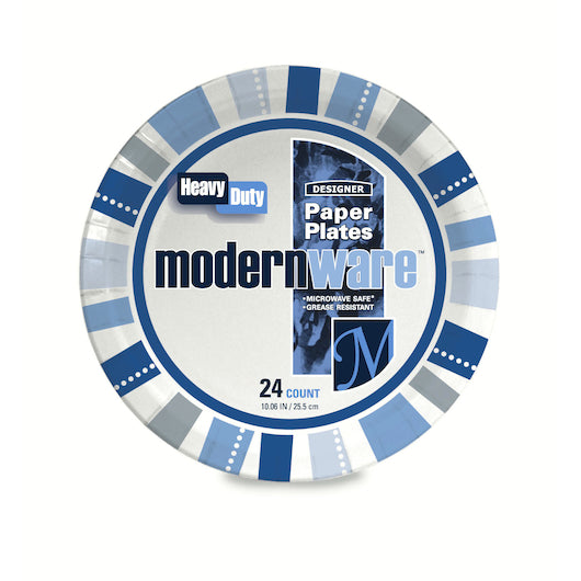 Ajm 10 1/4" Modernware Plate, 24 Count, 12 Per Case