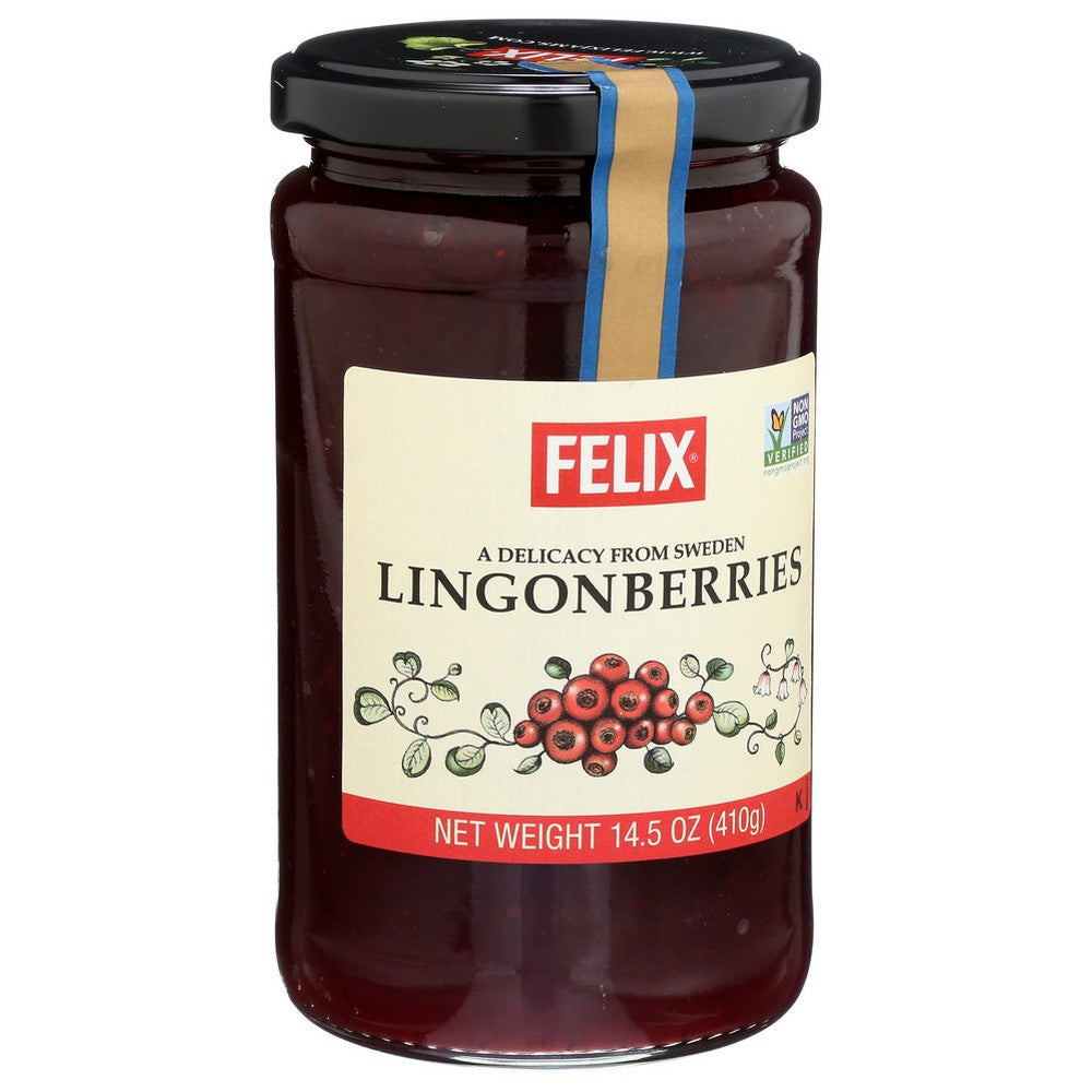 Felix® , Felix Lingonberries, Wild Natural, 14.5 Oz.,  Case of 8