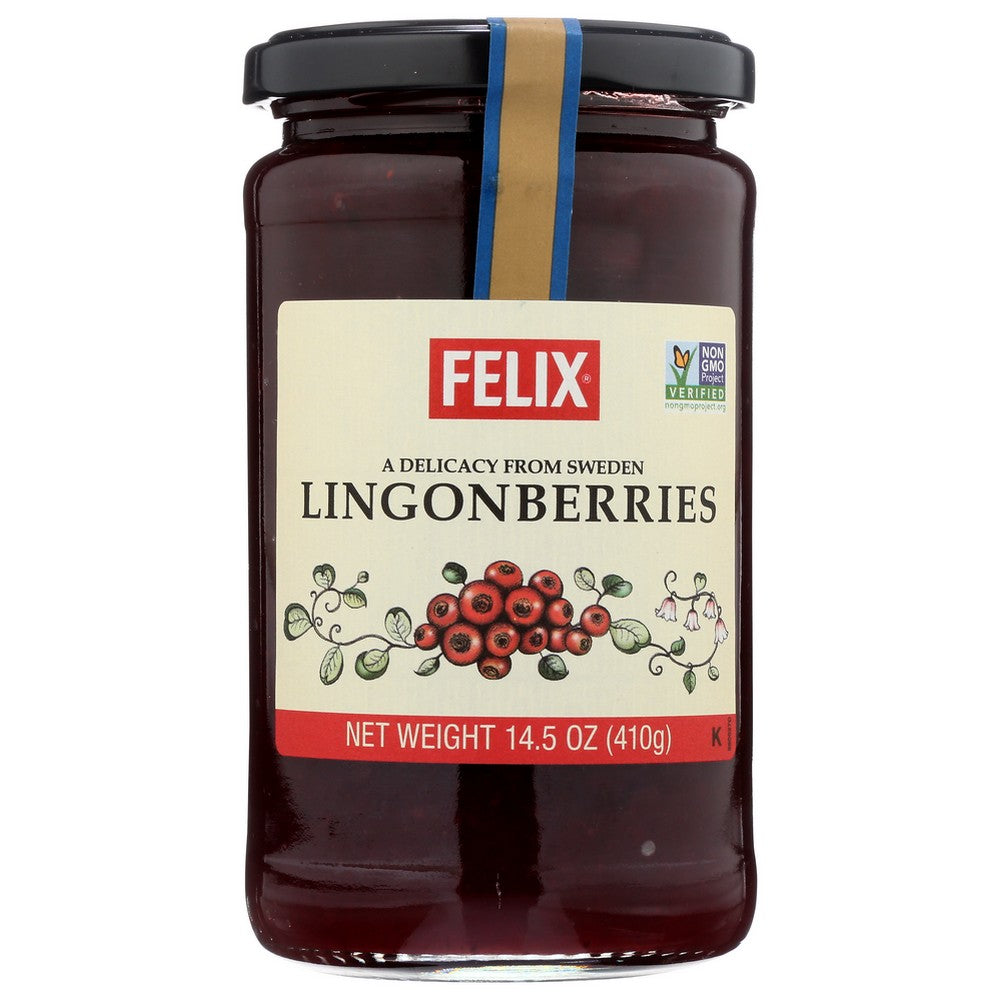 Felix® , Felix Lingonberries, Wild Natural, 14.5 Oz.,  Case of 8