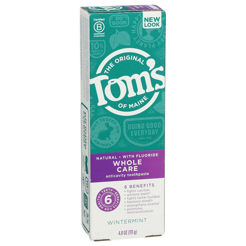 Toms Of Maine Tthpaste Whole Care Wntrmnt - 4 Ounce, Case of 1