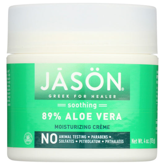 Jason J04002, Creme Aloe 89% Vtmn E Aloe Vera 89% Moisturizing Crème 4 Ounce,  Case of 3