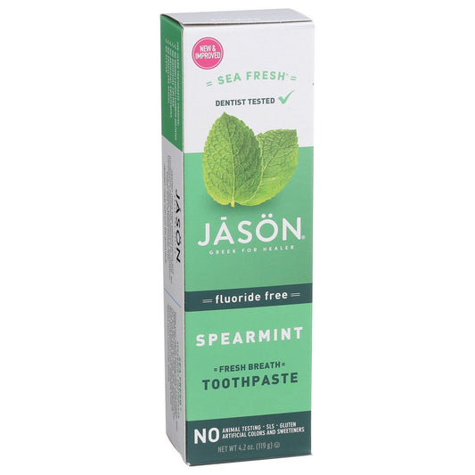 Jason Toothpaste Sprmt Flrd Fr - 4 Ounce,  Case of 1