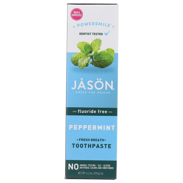 Jason Toothpaste Prmnt Flrd Fr - 4 Ounce,  Case of 1