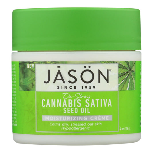 Jason Natural Products - Moistrzng Cream Canbis Satv - 1 Each-4 Ounce