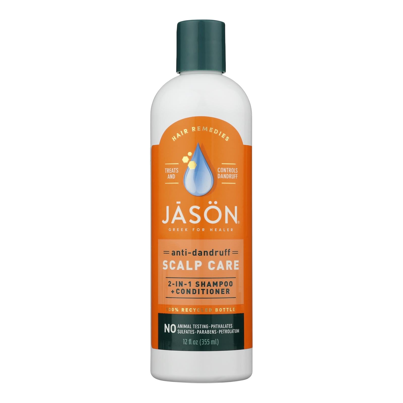 Jason Natural Products Shampoo and Conditioner - Treatment - Dandruff Relief - 12 Ounce