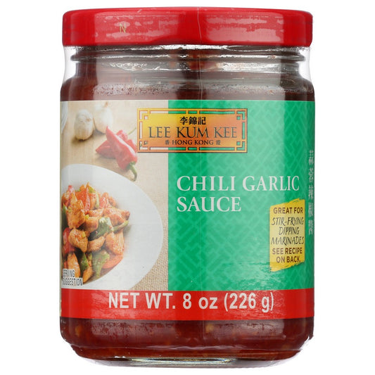 Lee Kum Kee 1300080459, Lee Kum Kee Asian Sauce, Chili Garlic, 8 Oz.,  Case of 6