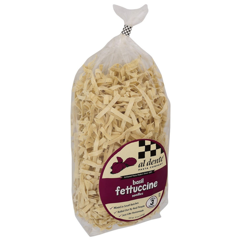 Al Dente® 57893, Basil Fettuccine Basil Fettuccine 12 Ounce,  Case of 6