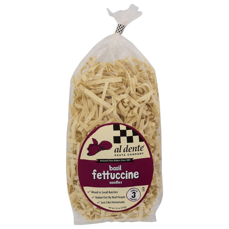 Al Dente® 57893, Basil Fettuccine Basil Fettuccine 12 Ounce,  Case of 6