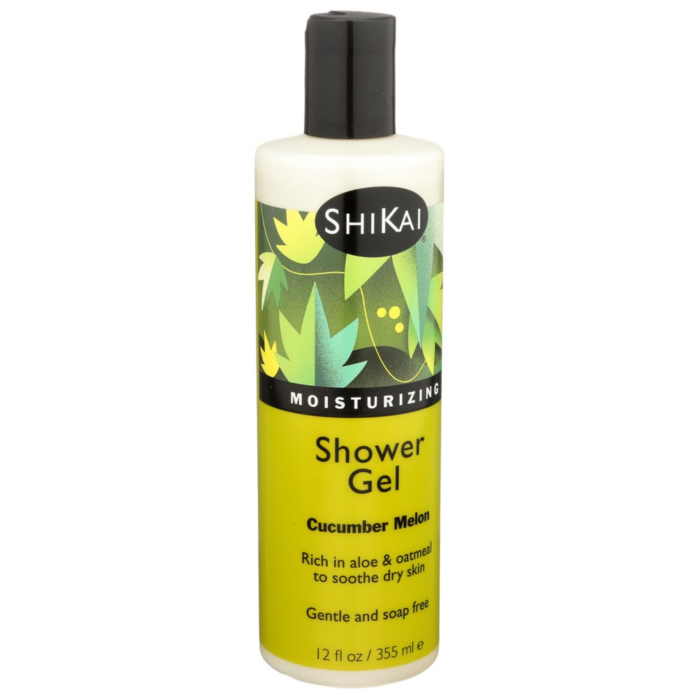 Shikai Shower Gel Cucumber Melon - 12 Ounce,  Case of 3