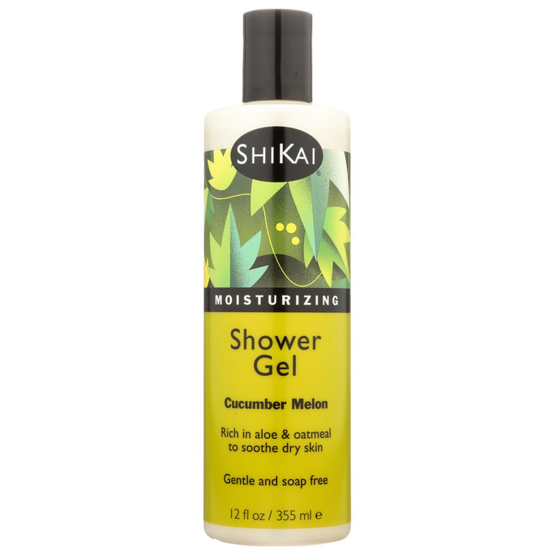 Shikai Shower Gel Cucumber Melon - 12 Ounce, Case of 3