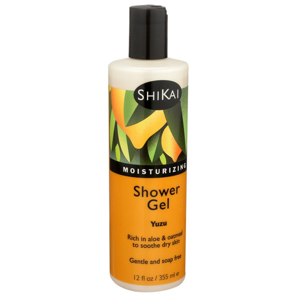 Shikai Shower Gel Yuzu - 12 Ounce, Case of 3