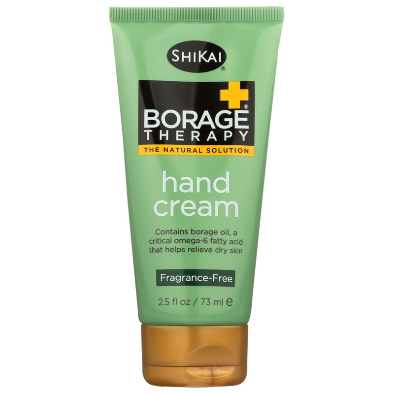 Shikai Borage Therapy Hand Cream - 3 Ounce, Case of 1