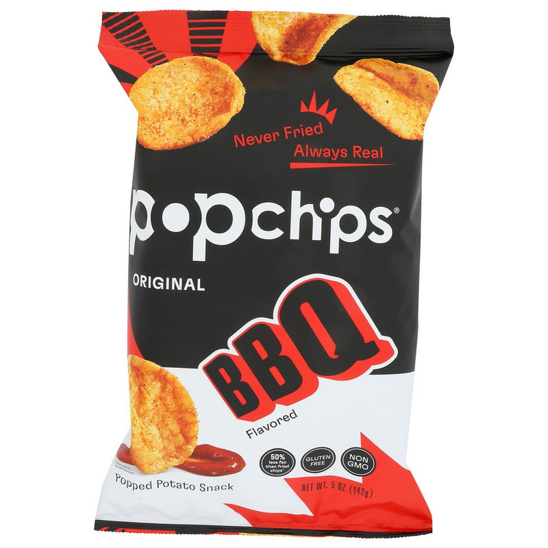 Popchips Chip Barbeque - 5 Ounce, Case of 12