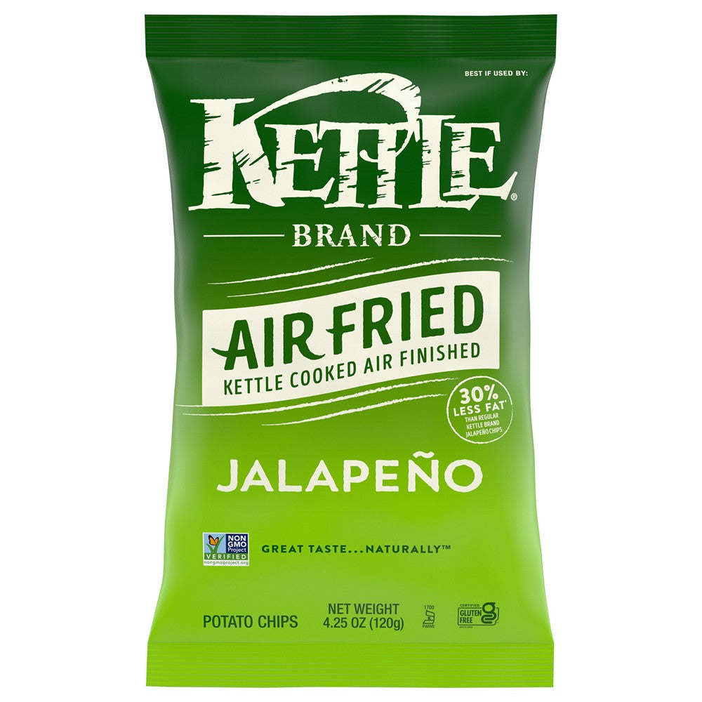 Kettle Brand - Pot Chp Air Fried Jalap - Case of 15-4.25 OZ