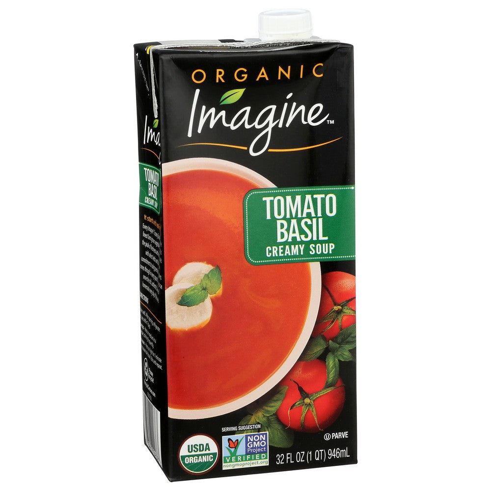 Imagine™ M94038, Imagine Foods Soup, Creamy Tomato Basil Organicanic, 32 Fl. Oz.,  Case of 6