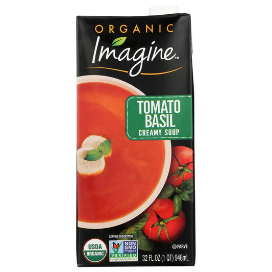 Imagine™ M94038, Imagine Foods Soup, Creamy Tomato Basil Organicanic, 32 Fl. Oz.,  Case of 6