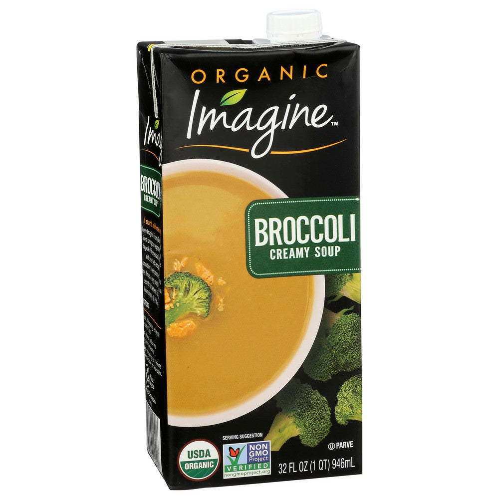 Imagine™ M94040, Imagine Foods Soup, Creamy Broccoli Organicanic, 32 Fl. Oz.,  Case of 6