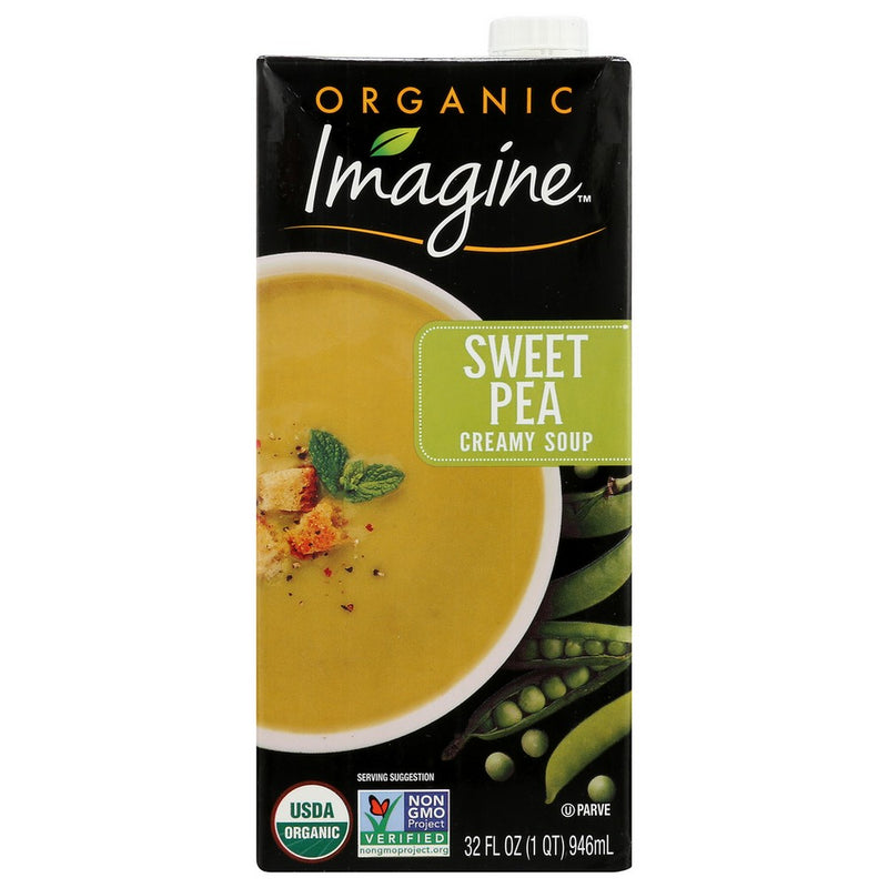 Imagine Soup Creamy Sweet Pea - 32 Ounce, Case of 6