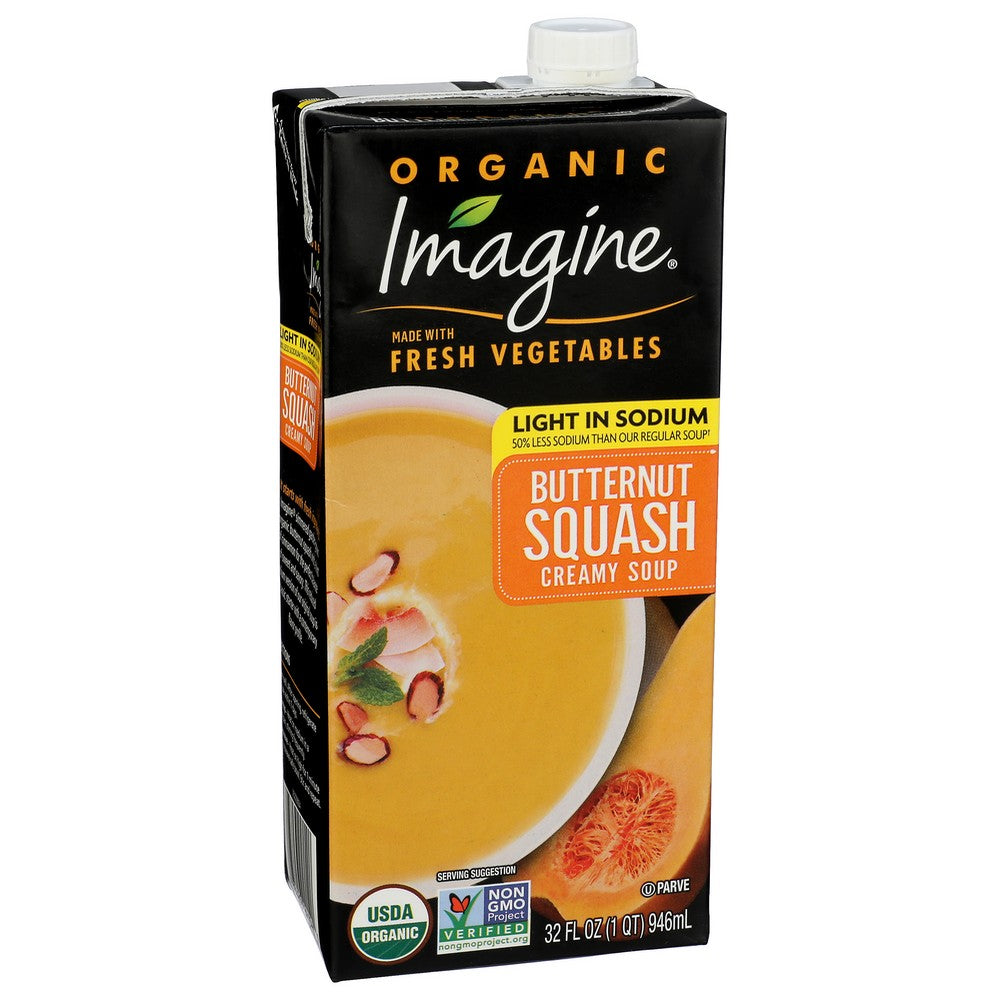 Imagine M64154, Imagine Foods Soup, Creamy Butternut Squash Organicanic, 32 Fl. Oz.,  Case of 6