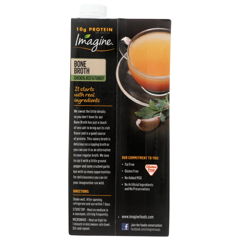 Imagine Broth Hearth Bone - 32 Fluid Ounce,  Case of 12