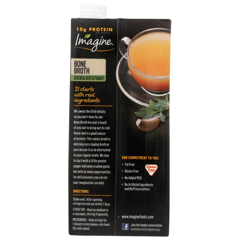 Imagine Broth Hearth Bone - 32 Fluid Ounce, Case of 12