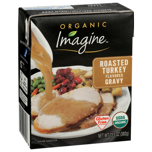 Imagine M94624, Imagine Foods Organicanic Roasted Turkey Gravy, 13.5 Oz.,  Case of 12