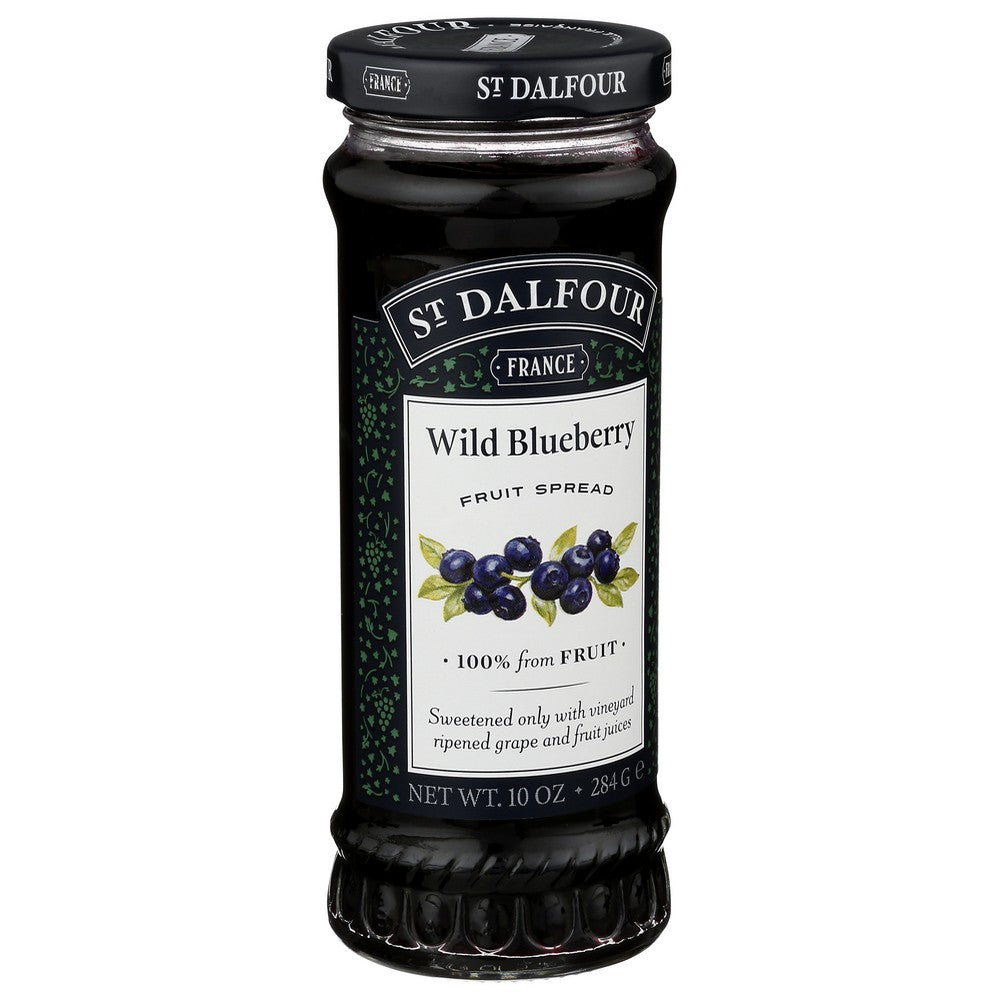 St Dalfour Conserve Wild Blubry - 10 Ounce,  Case of 6