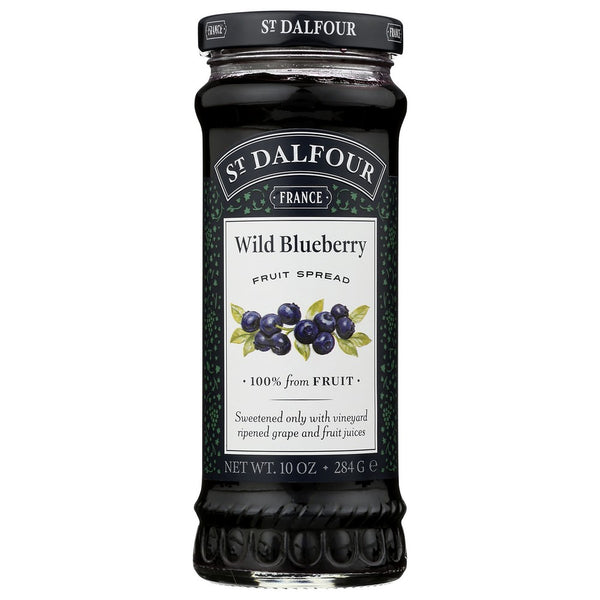 St Dalfour Conserve Wild Blubry - 10 Ounce,  Case of 6