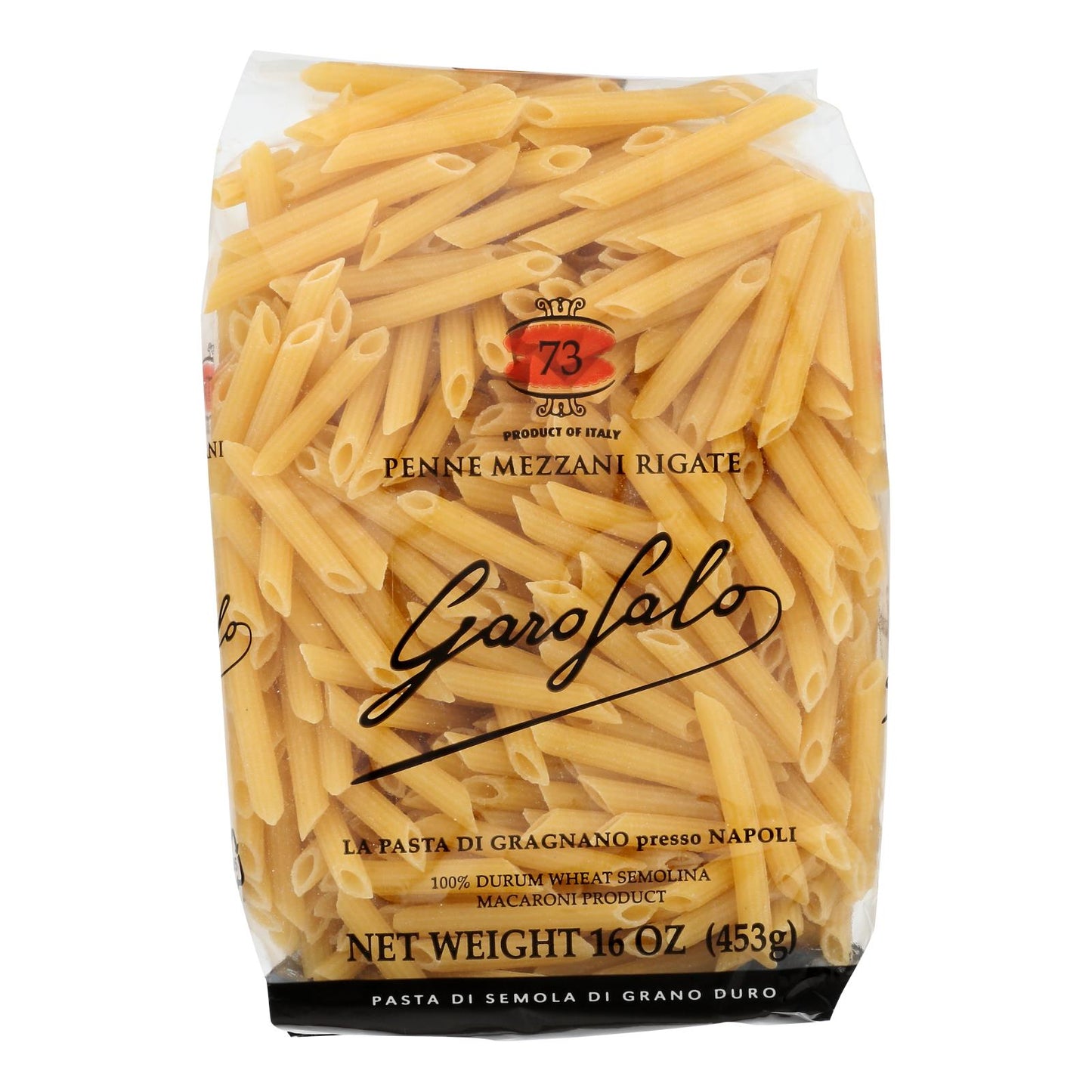 Garofalo Penne Mezzani Rigate - Case of 12 - 16 Ounce