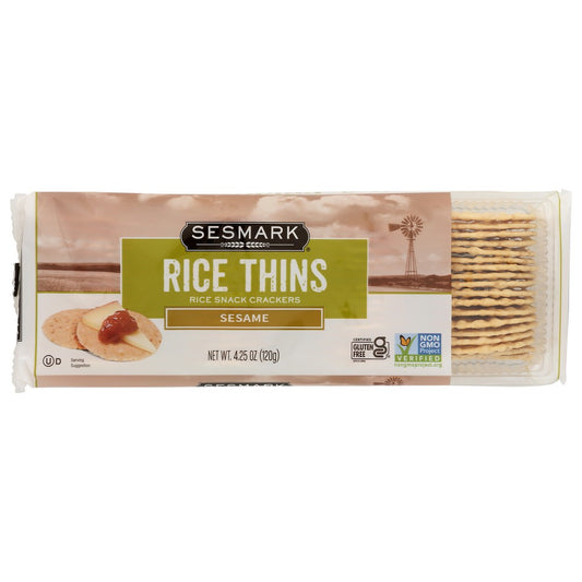 Sesmark Rice Thin Sesame - 4 Ounce,  Case of 12