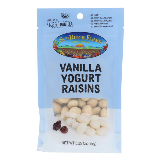 Sunridge Farms Yogurt Raisins - Case of 8 - 3.25 Ounce