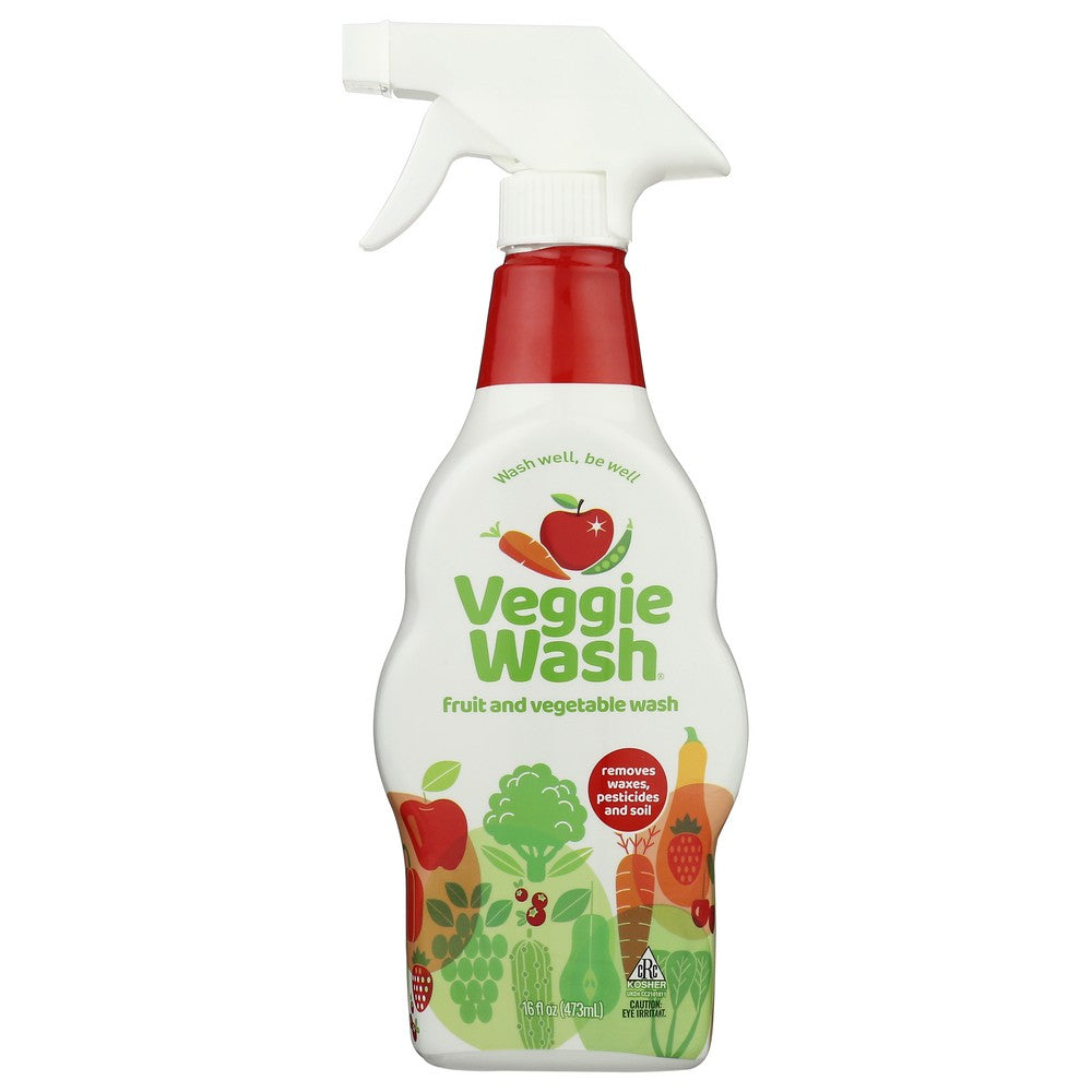 Veggie Wash® 654912947, Fruit And Vegetable Wash Veggie Wash Fruit & Vegetable Wash, 16-Fluid Ounce 16 Fluid Ounce,  Case of 6